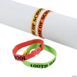 100th Day of School Friendship Bracelets - 12 Pc.