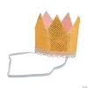 1st Birthday Girl Glitter Crown