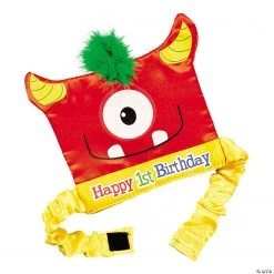 1st Birthday Mini Monster Party Hat