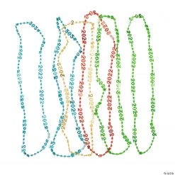 2022 Bright Beaded Necklaces - 24 Pc.
