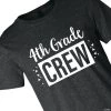 4th Grade Crew Adult's T-Shirt