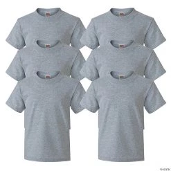6 Athletic Heather Youth T-Shirts
