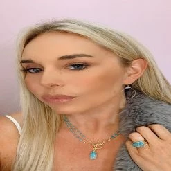 A Blonde and Her Bag Jewelry - Small Featherweight Hoop Earring / Sterling Silver Hoop with 14K Gold Fill Wrap -Apparel & Accessories Sales a blonde and her bag jewelry small featherweight hoop earring sterling silver hoop with 14k gold fill wrap14220434 a02NOWA