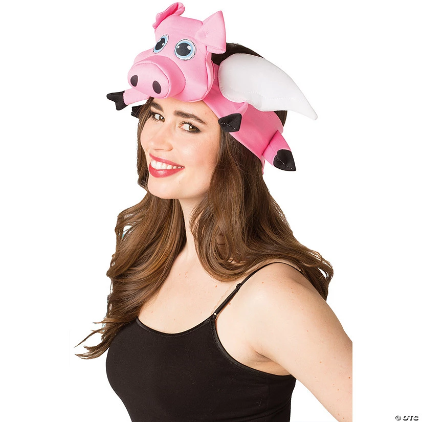 Adult Flying Pig Headband 1 Adult Flying Pig Headband
