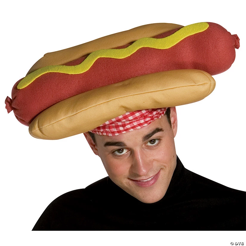 Adult Hot Dog Hat 1 Adult Hot Dog Hat