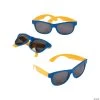 Adult’s Blue & Gold Two-Tone Sunglasses - 12 Pc.