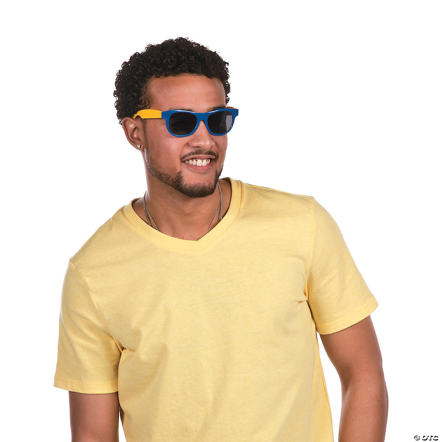 Adult’s Blue & Gold Two-Tone Sunglasses - 12 Pc. 2 Adult’s Blue & Gold Two-Tone Sunglasses - 12 Pc. - Image 2