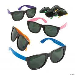 Adult’s Cool Neon Sunglasses- 12 Pc.
