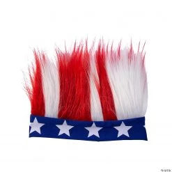 Adult’s Patriotic Crazy Hair Headband