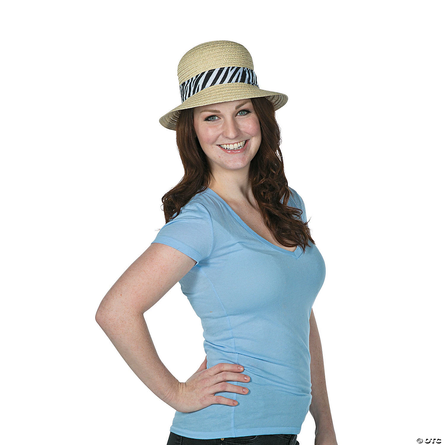 Adult’s Pith Helmets with Animal Print Band - 12 Pc. 2 Adult’s Pith Helmets with Animal Print Band - 12 Pc. - Image 2