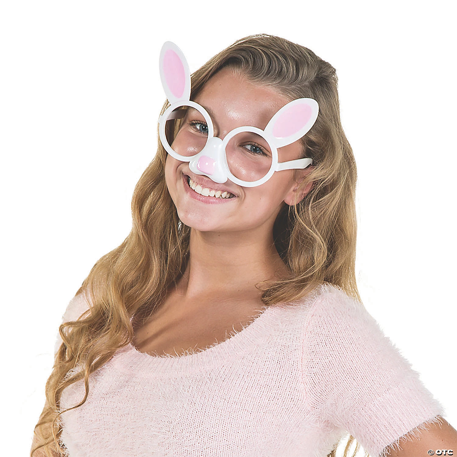 Adult’s White Bunny-Shaped Glasses - 6 Pc. 2 Adult’s White Bunny-Shaped Glasses - 6 Pc. - Image 2
