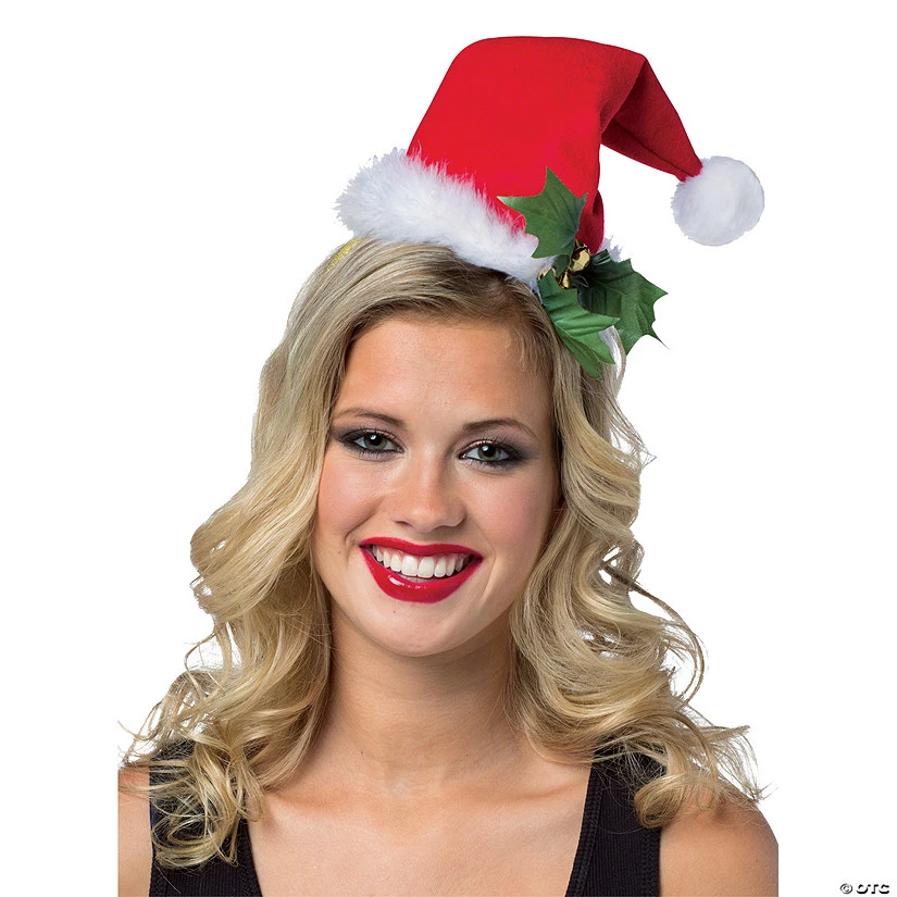 Adult Santa Hat Headband 1 Adult Santa Hat Headband