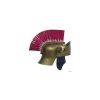 Adult's Gold Roman Helmet with Red Brush
