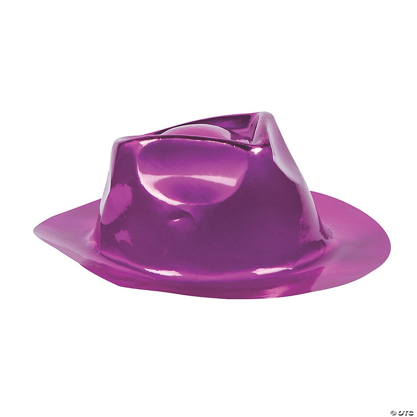 Adult's Metallic Pink Hats - 12 Pc. 1 Adult's Metallic Pink Hats - 12 Pc.
