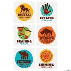 African Safari VBS Temporary Tattoos - 72 Pc.