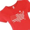 American Flag Patriotic Women's T-Shirt