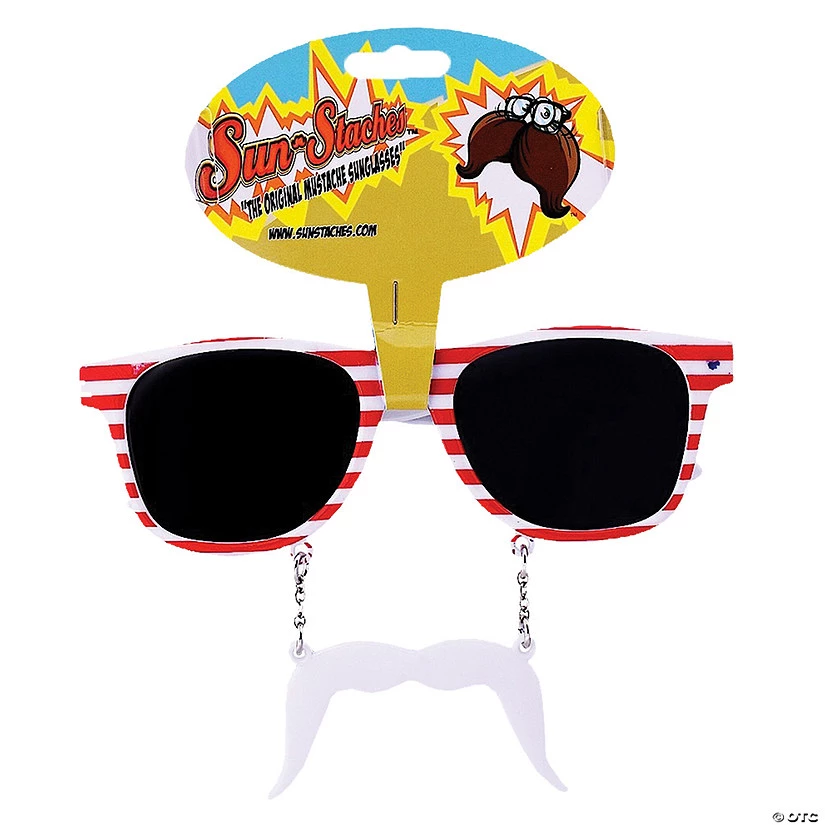 Americana Sun-Staches® - 1 Pc. 1 Americana Sun-Staches® - 1 Pc.