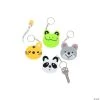 Animal Tape Measure Keychains - 12 Pc.