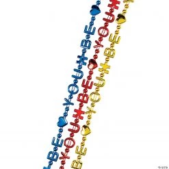 Autism Puzzle Bead Necklaces - 12 Pc. -Apparel & Accessories Sales autism puzzle bead necklaces 12 pc 13821583 a01