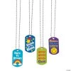 Award Dog Tag Necklaces - 12 Pc.