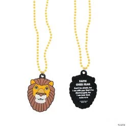 Babylon VBS Bead Necklaces with Lion - 12 Pc.