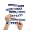 Baseball Slap Bracelets with Charm - 12 Pc.