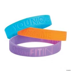 Be You Rubber Bracelets - 24 Pc.