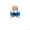 Birthday Cake Honeycomb Headbands - 8 Pc.