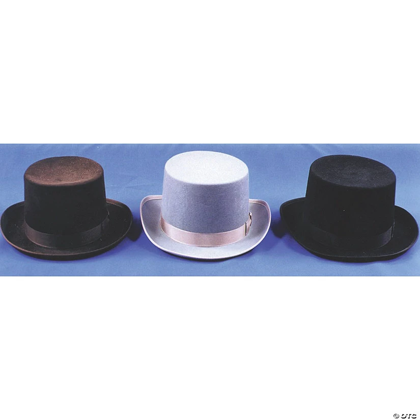 Black Felt Top Hat - Large 1 Black Felt Top Hat - Large