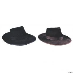Black Gangster Hat - Large