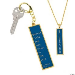 Blessed Pendant & Key Ring Set