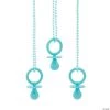 Blue Pacifier Necklaces - 24 Pc.