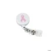 Breast Cancer Awareness Badge Clips - 12 Pc.