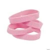 Awareness Ribbon Sayings Rubber Bracelets - 24 Pc.