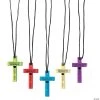 Bright Cross Necklaces - 48 Pc.