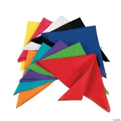Bulk Bright Bandana Assortment - 50 Pc.
