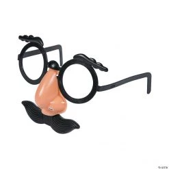 Bulk Kid’s Nose, Eyebrows & Mustache Glasses - 48 Pc.