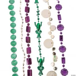 Bulk Mardi Gras Bead Necklace Assortment - 144 Pc. -Apparel & Accessories Sales bulk mardi gras bead necklace assortment 144 pc 31 277 a01