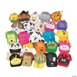 Bulk Mega Animal Baseball Cap Assortment - 50 Pc.