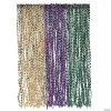 Bulk Parade Mardi Gras Bead Necklaces - 144 Pc.