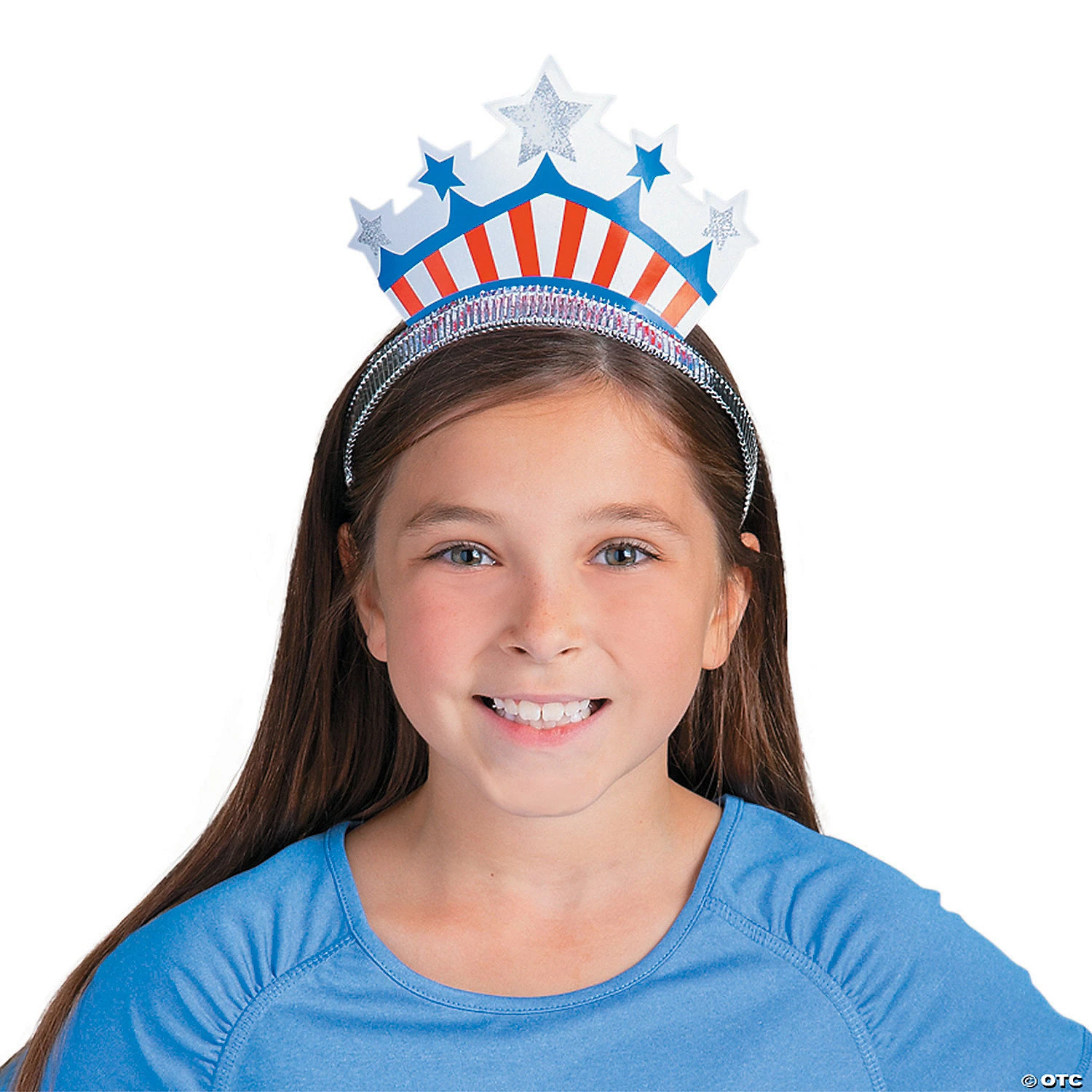 Bulk Patriotic Cardstock Headbands 2 Bulk Patriotic Cardstock Headbands - Image 2