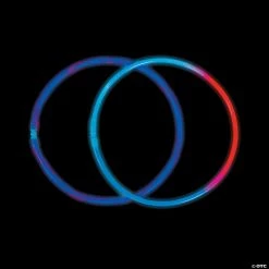 Bulk Patriotic Glow Necklace Assortment - 100 Pc.