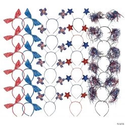 Bulk Patriotic Head Bopper Assortment - 48 Pc.