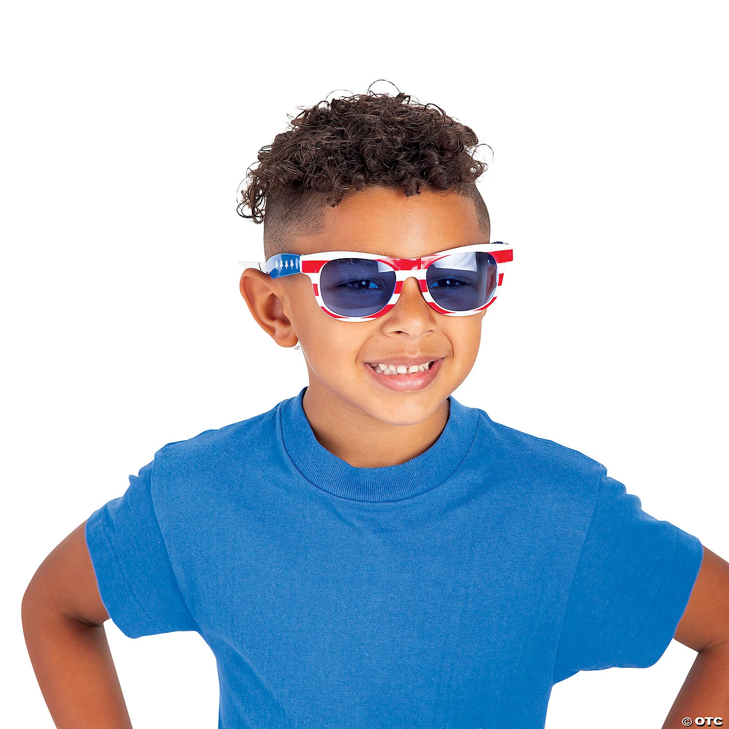 Bulk Patriotic Sunglasses with Blue Lenses - 120 Pc. 2 Bulk Patriotic Sunglasses with Blue Lenses - 120 Pc. - Image 2