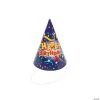 Bulk Purple Birthday Design Paper Hats