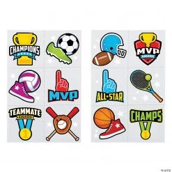 Bulk Sports Icon Temporary Tattoo Assortment - 360 Pc.