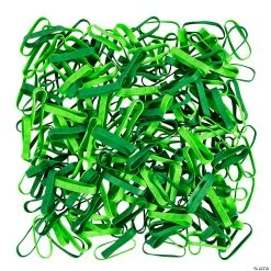 Bulk St. Patrick’s Day Shamrock Rubber Bracelets - 240 Pc.