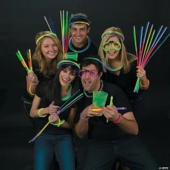 Bulk Tri-Color & Solid Glow Necklace Assortment - 100 Pc. -Apparel & Accessories Sales bulk tri color and solid glow necklace assortment 100 pc 24 1804d a02