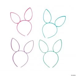 Bunny Ear Headbands - 12 Pc.