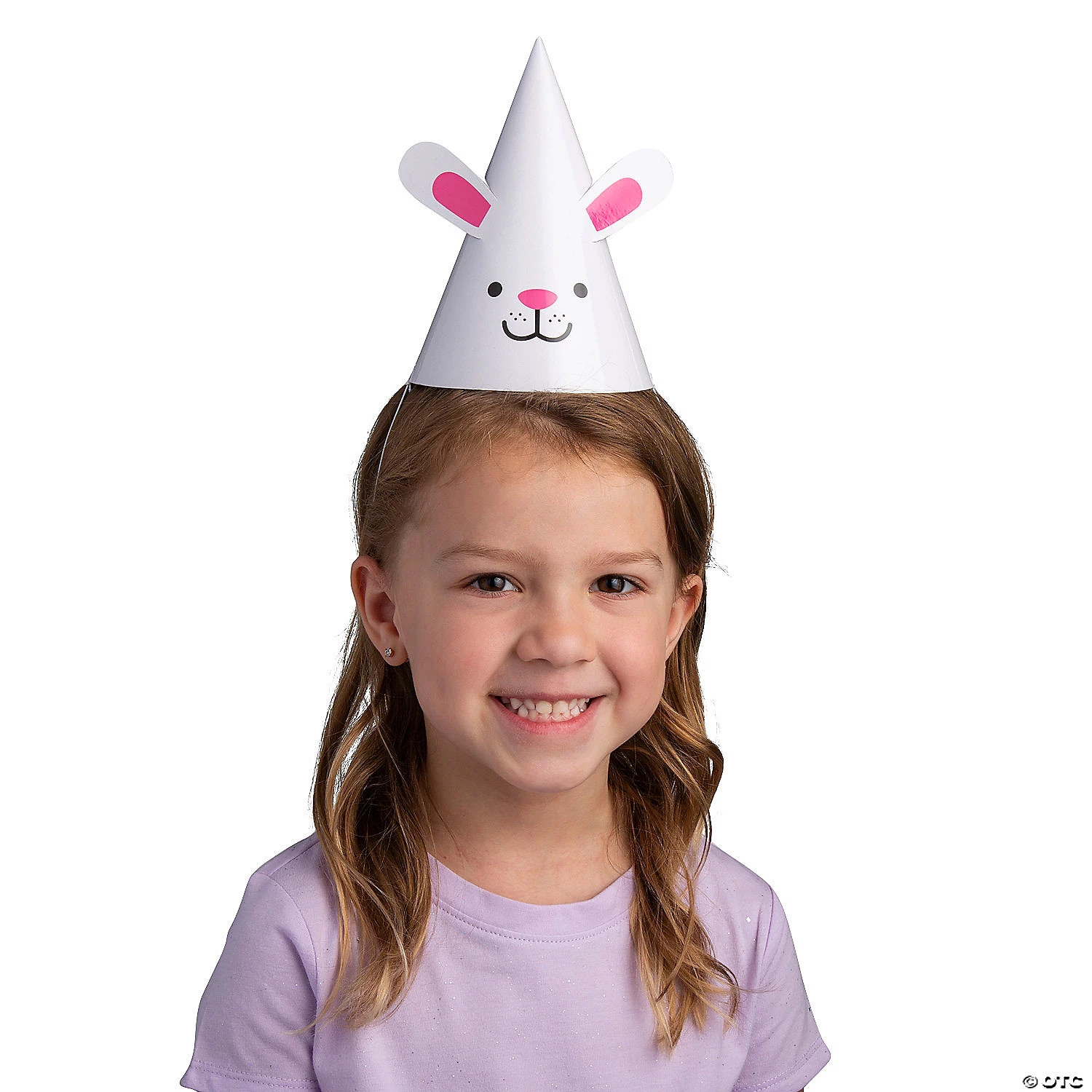 Bunny Party Cone Hats - 12 Pc. 2 Bunny Party Cone Hats - 12 Pc. - Image 2